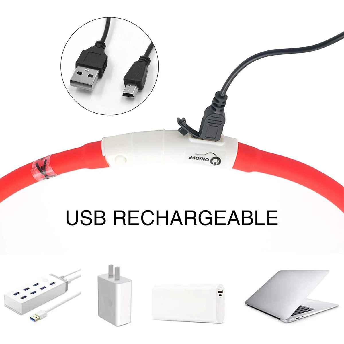 Перезаряжаемый USB-ошейник для маленьких, средних и больших собак, 70 см, регулируемая длина, 3 режима, красный
Перезаряжаемый USB-ошейник для маленьких, средних и больших собак, 70 см, регулируемая длина, 3 режима, красный
