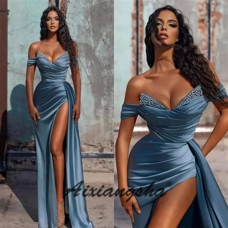 Chenxiao Vestido De Fiesta De Noche Con Hombros Descubiertos Traje Sexy Con Cola De Cristal Desmontable Con Abertura Lateral
Chenxiao Vestido De Fiesta De Noche Con Hombros Descubiertos Traje Sexy Con Cola De Cristal Desmontable Con Abertura Lateral