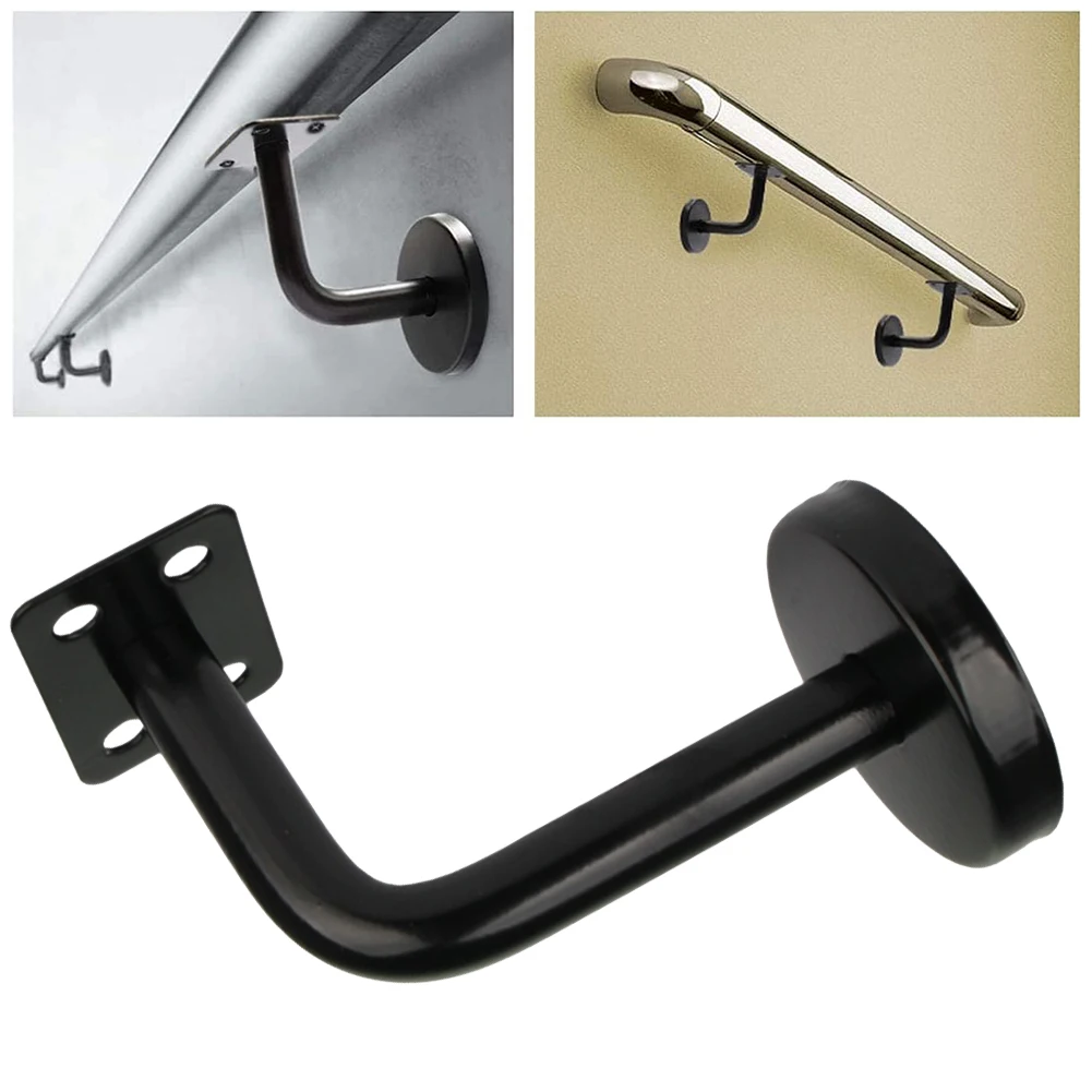 1pc Handrail Brackets Stair Hand Rail Bannister Support Mopstick Timber Black Stainless Steel Wall Mounted Bracket 60mm 80mm
1pc Handrail Brackets Stair Hand Rail Bannister Support Mopstick Timber Black Stainless Steel Wall Mounted Bracket 60mm 80mm