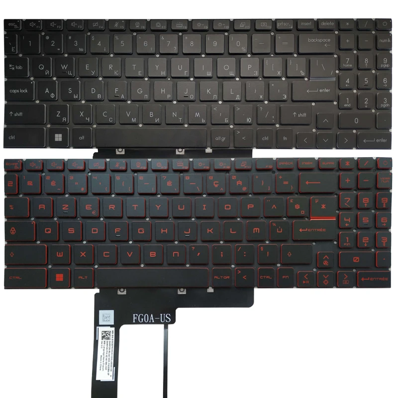 Для MSI GL66 GF66 MS-1581 1582 1583 1585 GL76 GF76 MS-17L1 17L2 17L3 MS-17L4 русская/английская/испанская/Французская клавиатура для ноутбука
Для MSI GL66 GF66 MS-1581 1582 1583 1585 GL76 GF76 MS-17L1 17L2 17L3 MS-17L4 русская/английская/испанская/Французская клавиатура для ноутбука