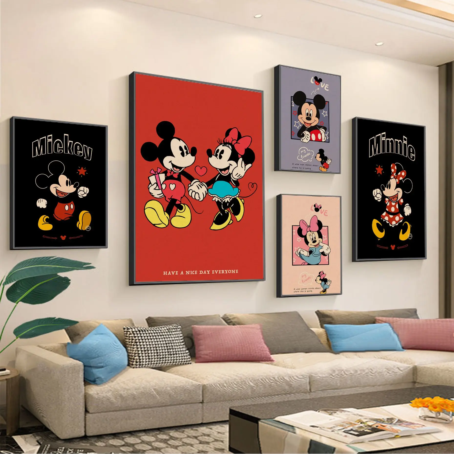 Disney Mickey Minne Mouse Donald Duck Anime Posters Kraft Paper Sticker DIY Room Bar Cafe Nordic Home Decor
Disney Mickey Minne Mouse Donald Duck Anime Posters Kraft Paper Sticker DIY Room Bar Cafe Nordic Home Decor