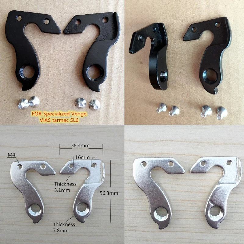 2pcs Bicycle parts dropout For Specialized Venge s-works ViAS tarmac SL6 specialized PRO bike frame rear gear derailleur hanger
2pcs Bicycle parts dropout For Specialized Venge s-works ViAS tarmac SL6 specialized PRO bike frame rear gear derailleur hanger