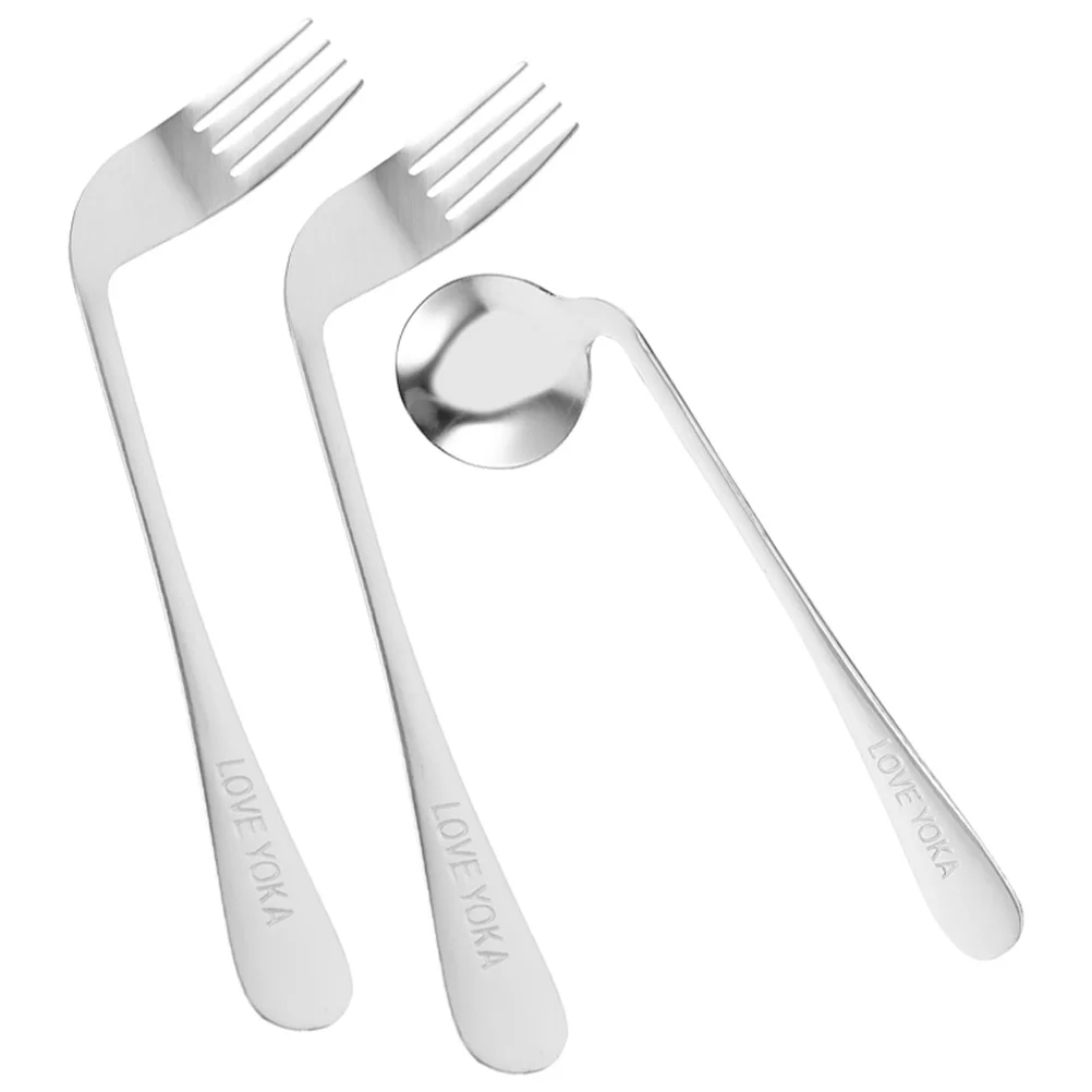 Appliance Angled Spoon Old Man Feeding Fork Adaptive Utensils Stainless Steel Assist Tableware
Appliance Angled Spoon Old Man Feeding Fork Adaptive Utensils Stainless Steel Assist Tableware