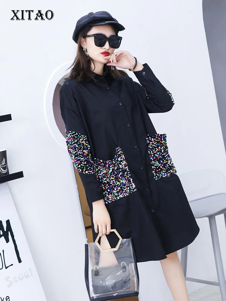 XITAO Patchwork Blouse Vintage Sequined Pocket Goddess Fan Patchwork Pleated 2021 Elegant Minority Loose Shirt Top ZY3779
XITAO Patchwork Blouse Vintage Sequined Pocket Goddess Fan Patchwork Pleated 2021 Elegant Minority Loose Shirt Top ZY3779