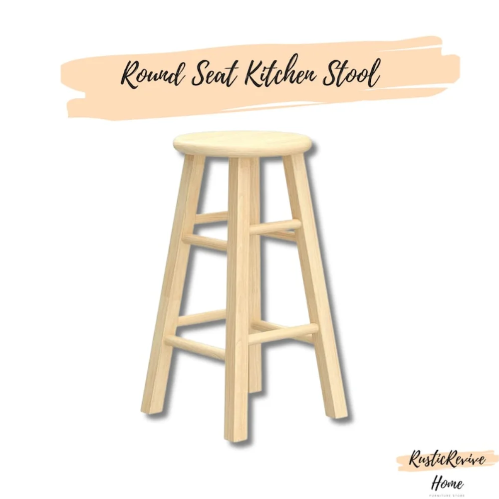 Modern Kitchen Counter Height Stool , Natural Wood Bar Height Bench and Barstool Set of 2, Solid Wood Round Seat
Modern Kitchen Counter Height Stool , Natural Wood Bar Height Bench and Barstool Set of 2, Solid Wood Round Seat