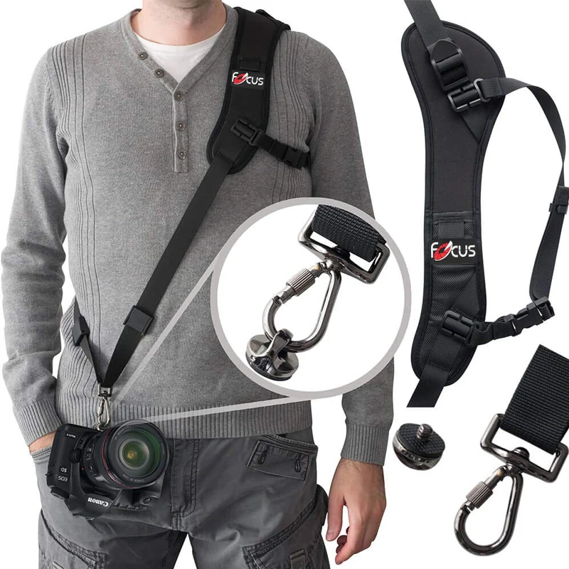 Portable Shoulder Camera Strap DSLR Digital SLR Camera for Canon Nikon Sonys Camera Accessories Neck Strap Belt
Portable Shoulder Camera Strap DSLR Digital SLR Camera for Canon Nikon Sonys Camera Accessories Neck Strap Belt