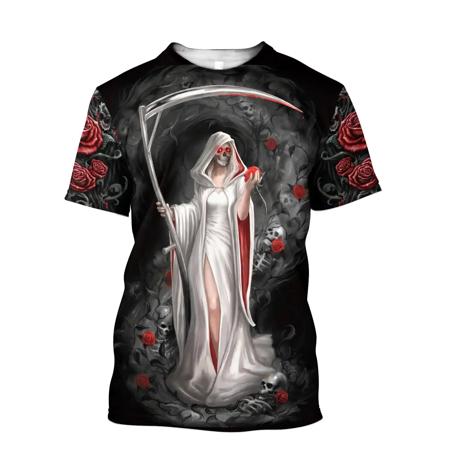 Male Summer style Casual short sleeve Tee shirts Unisex street Cool Tshirt Skull Girl And Rose 3D All Over Printed Men t shirt
Male Summer style Casual short sleeve Tee shirts Unisex street Cool Tshirt Skull Girl And Rose 3D All Over Printed Men t shirt