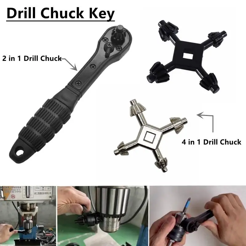 2 in 1 Drill Chuck Ratchet Spanner Wrench Electric Drill Clamping Tool Multi Universal Ratchet Wrench Spanner Hand Tool
2 in 1 Drill Chuck Ratchet Spanner Wrench Electric Drill Clamping Tool Multi Universal Ratchet Wrench Spanner Hand Tool