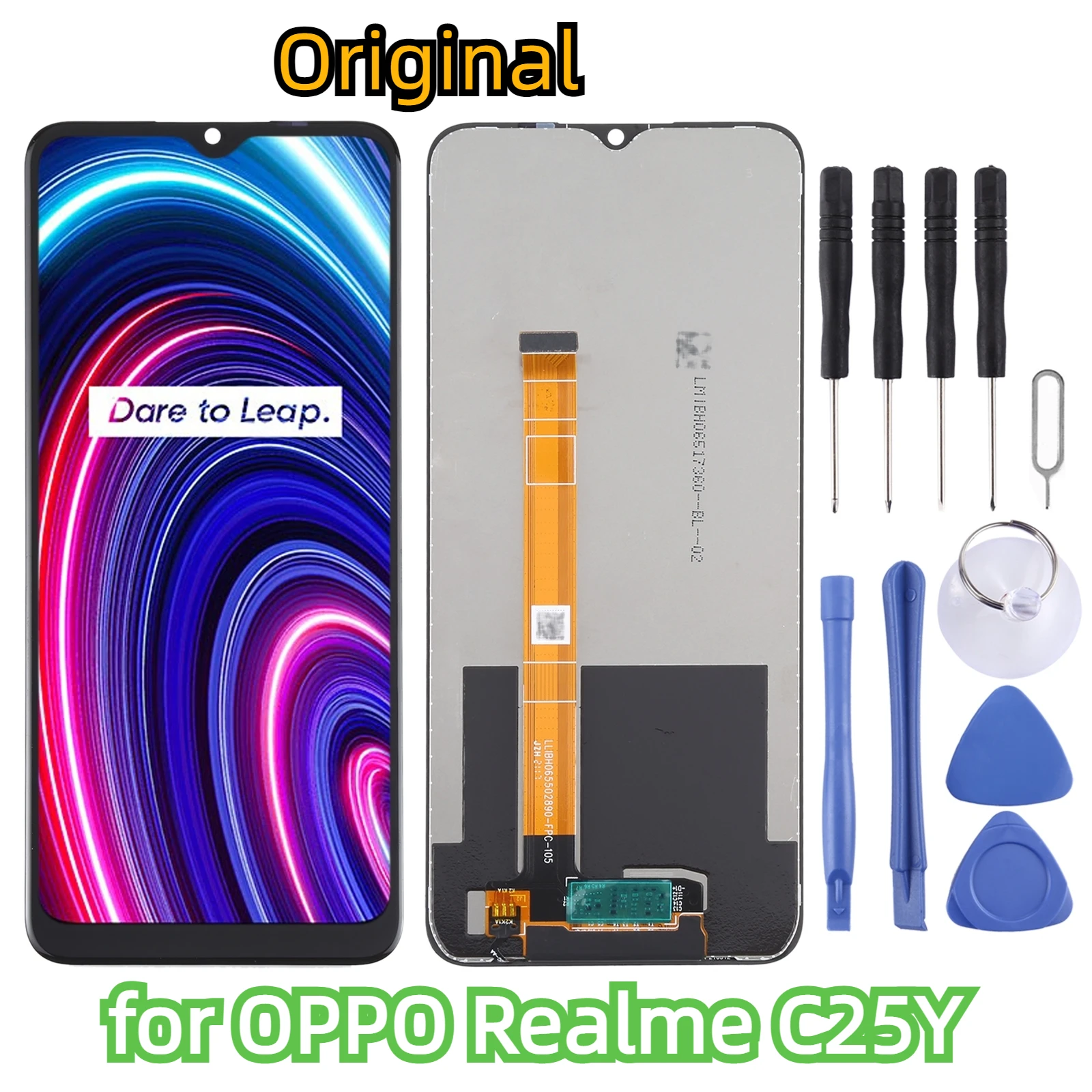 Original OPPO Realme C21Y RMX3261 6.5 inch LCD with touch screen, Realme C25Y RMX3265 digitizer, LCD frame assembly
Original OPPO Realme C21Y RMX3261 6.5 inch LCD with touch screen, Realme C25Y RMX3265 digitizer, LCD frame assembly