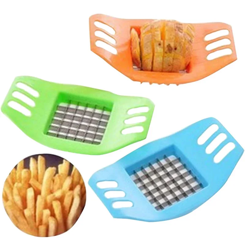 New Stainless Steel Potato Slicer Cutter Vegetable Chopper Chips Fries Making Tools Fruits Cutting For Kitchen Accessorie Gadget
New Stainless Steel Potato Slicer Cutter Vegetable Chopper Chips Fries Making Tools Fruits Cutting For Kitchen Accessorie Gadget