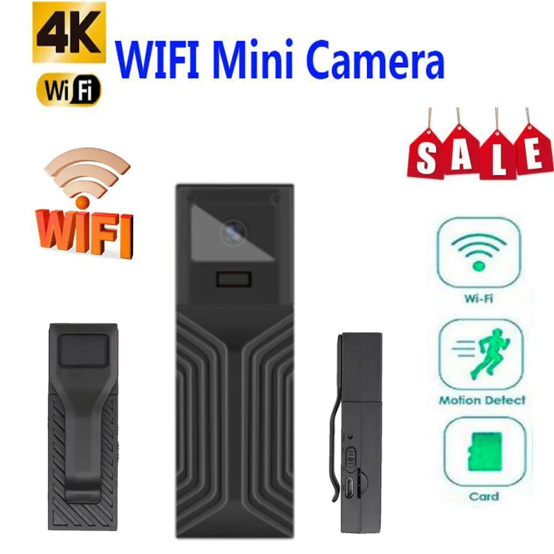 4K HD умная Мини Wi-Fi камера P2P/AP, маленькая ip-камера ночного видения, телесная камера с детектором движения, видеокамера безопасности, аудио рег...
4K HD умная Мини Wi-Fi камера P2P/AP, маленькая ip-камера ночного видения, телесная камера с детектором движения, видеокамера безопасности, аудио рег...