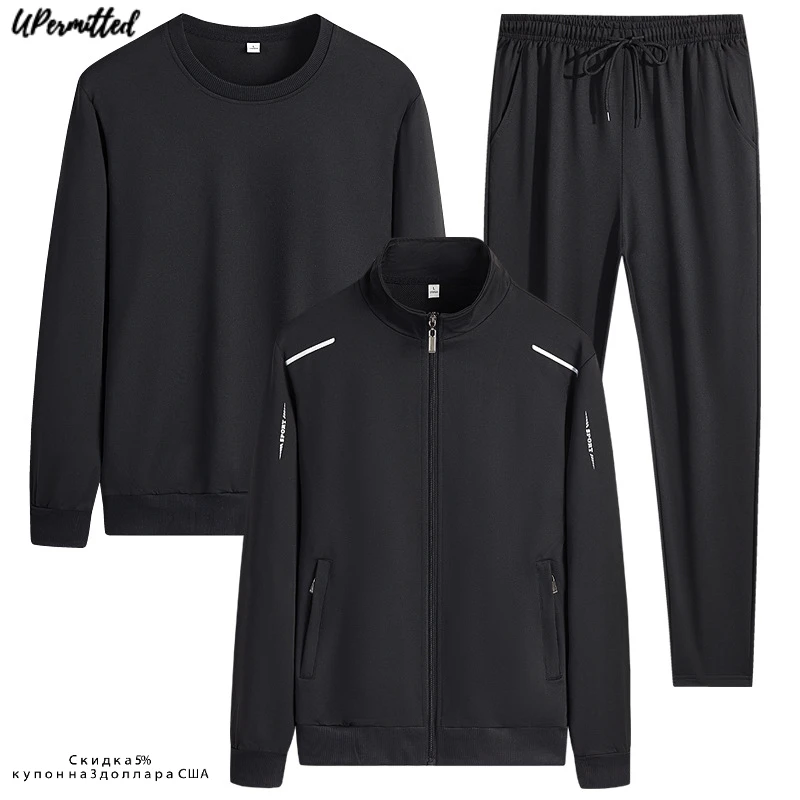 2022 Spring Autumn Men Sports Sets Cotton Solid Casual Cardigan Three Pieces Man Running Clothes Gym Coats Plus Size Streetwear
2022 Spring Autumn Men Sports Sets Cotton Solid Casual Cardigan Three Pieces Man Running Clothes Gym Coats Plus Size Streetwear