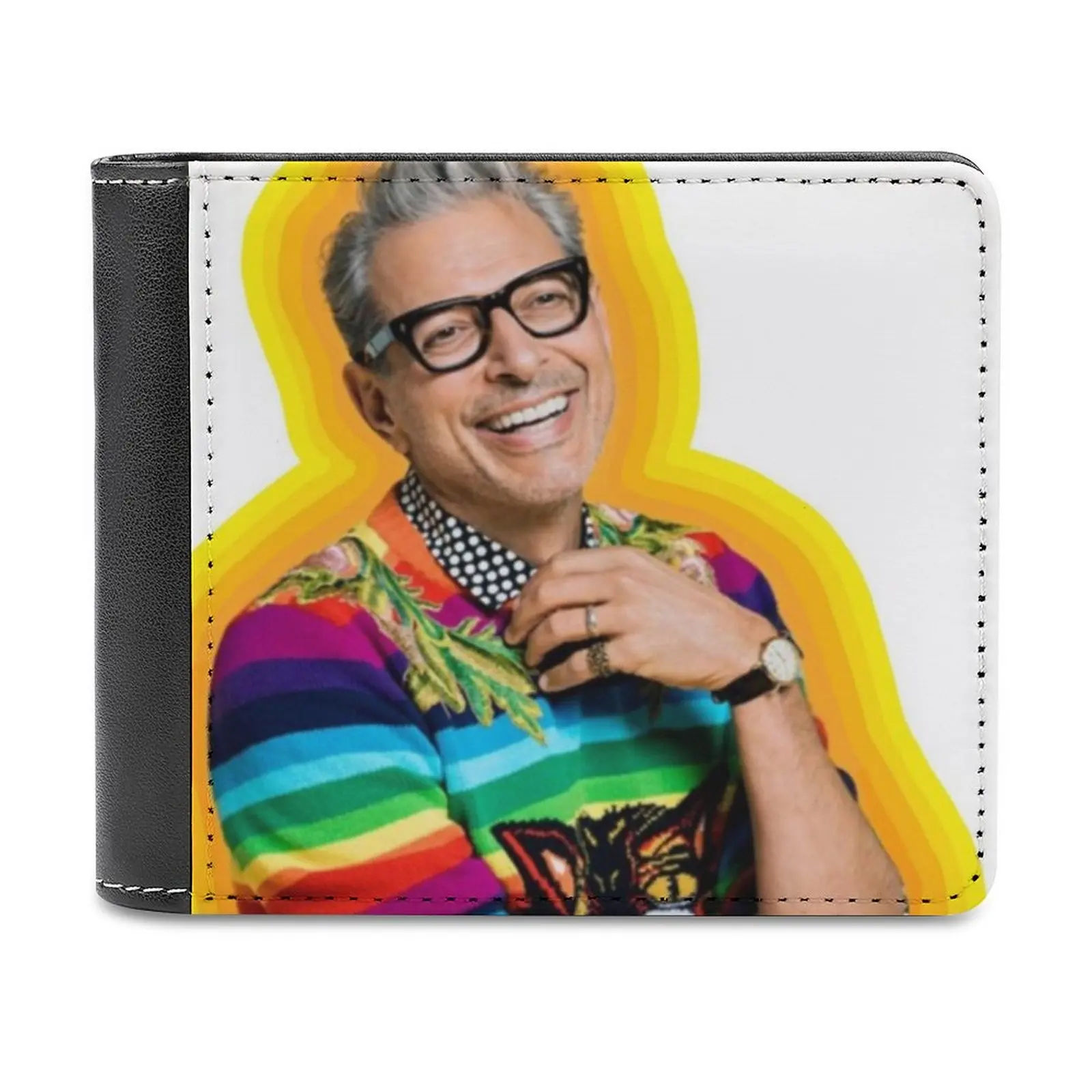 Jeff Goldblum Of Happiness Pattern Leather Men's Wallets Hot Selling New Men's Wallet Trend Card Pack Purse Color Colorful
Jeff Goldblum Of Happiness Pattern Leather Men's Wallets Hot Selling New Men's Wallet Trend Card Pack Purse Color Colorful