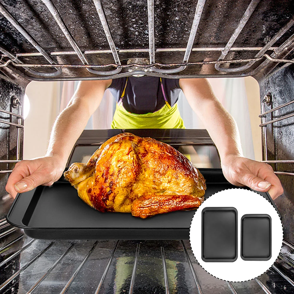 2Pcs Nonstick Pan Sheet for Oven Cake Sheet Nonstick Bakeware Pan Tool Pizza Pan Tool
2Pcs Nonstick Pan Sheet for Oven Cake Sheet Nonstick Bakeware Pan Tool Pizza Pan Tool