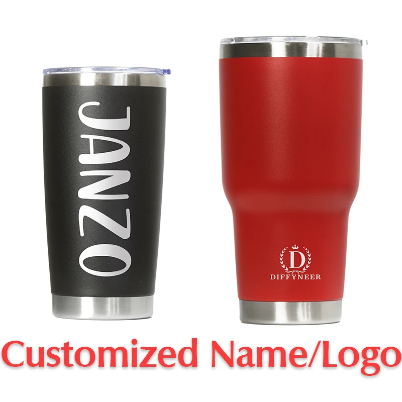 Customize Travel Coffee Mug Water Cup Stainless Steel Thermos Tumbler Cups Laser Engraved Name Logo Vacuum Flask Garrafa Termica
Customize Travel Coffee Mug Water Cup Stainless Steel Thermos Tumbler Cups Laser Engraved Name Logo Vacuum Flask Garrafa Termica