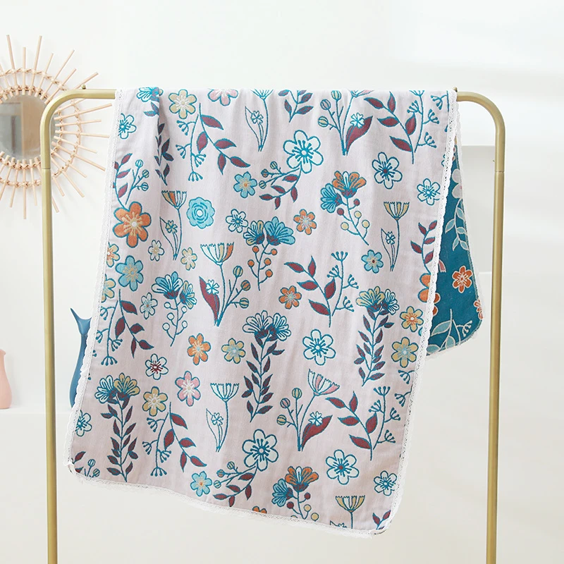 Floral Lace Trim Cotton Child Adult Women Bath Towel 80x160 cm Five-layer Gauze Jacquard 8 Styles
Floral Lace Trim Cotton Child Adult Women Bath Towel 80x160 cm Five-layer Gauze Jacquard 8 Styles