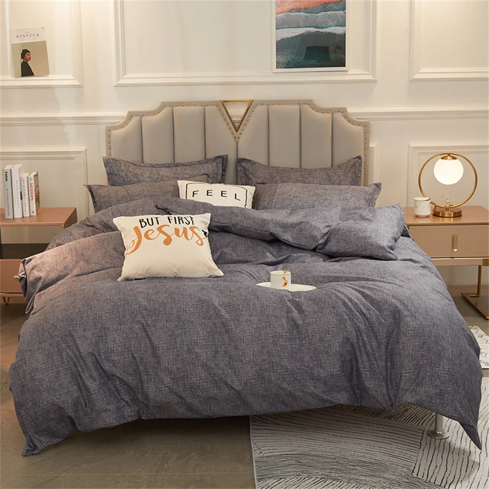Evich Plain Darj Grey Comforter Bedding Set Sofrt Bedspreads for Bedroon 3Pcs Quilet Cover Pillowcase High Quality Bedcloths
Evich Plain Darj Grey Comforter Bedding Set Sofrt Bedspreads for Bedroon 3Pcs Quilet Cover Pillowcase High Quality Bedcloths