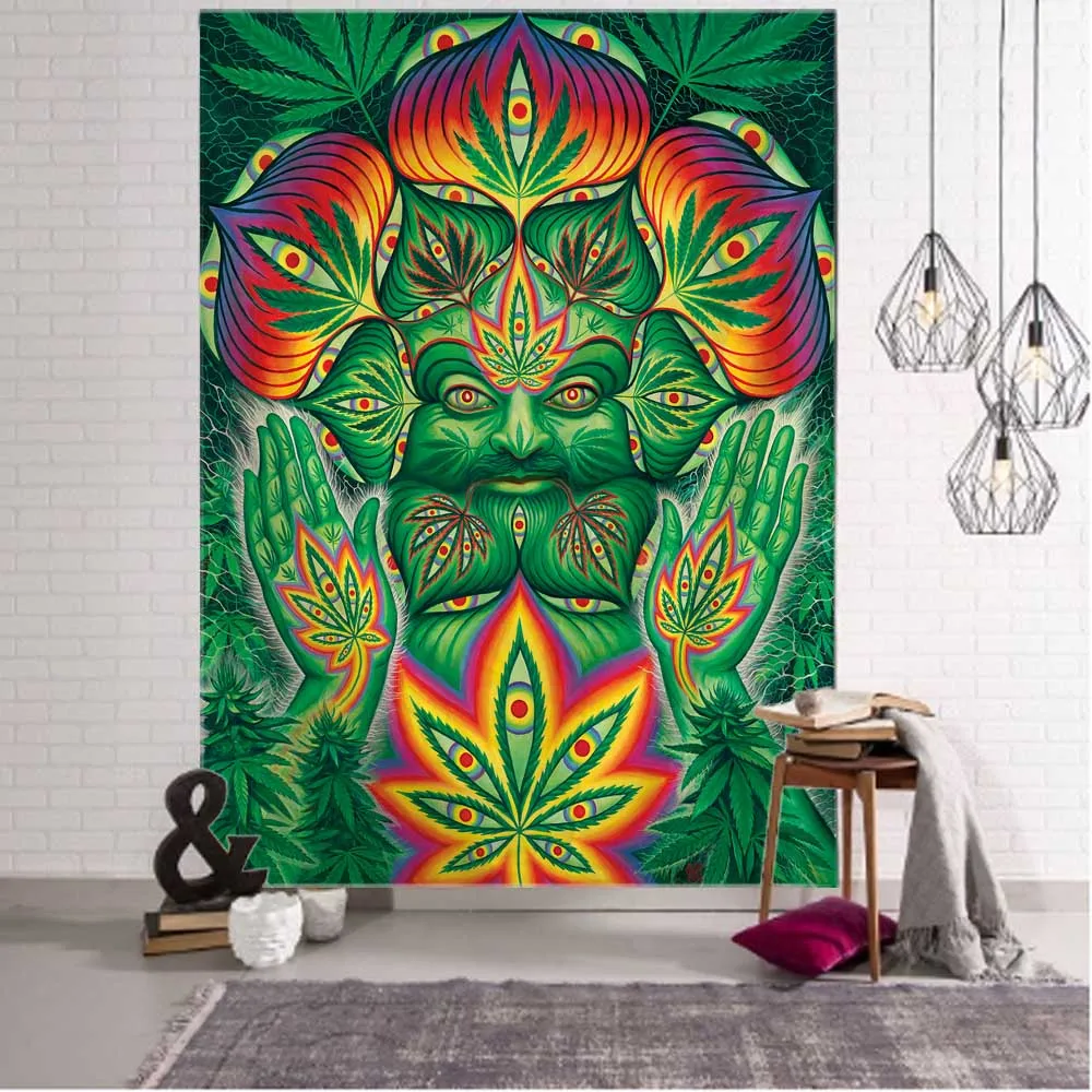 Psychedelic Art Print Tapestry Maple Leaf Animal Witchcraft Hippie Wall Hanging Boho Wall Decor Mandala Room Art Deco Aesthetics
Psychedelic Art Print Tapestry Maple Leaf Animal Witchcraft Hippie Wall Hanging Boho Wall Decor Mandala Room Art Deco Aesthetics