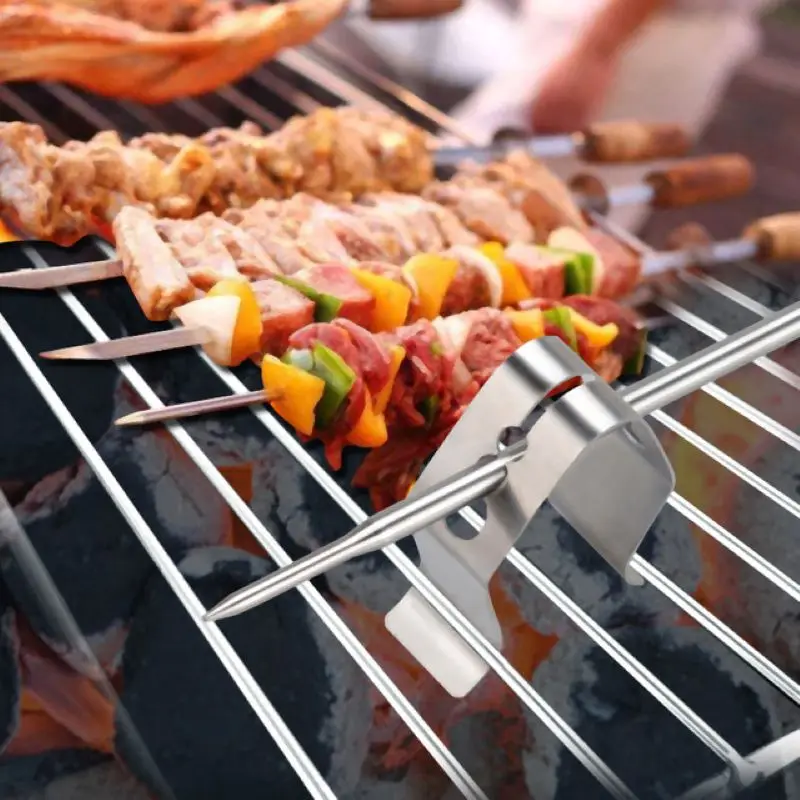 Three-hole BBQ Probe Holder Household Food Thermometer Porous Temperature Measuring Clip Kitchen BBQ Grill Probe Fixing Clip
Three-hole BBQ Probe Holder Household Food Thermometer Porous Temperature Measuring Clip Kitchen BBQ Grill Probe Fixing Clip