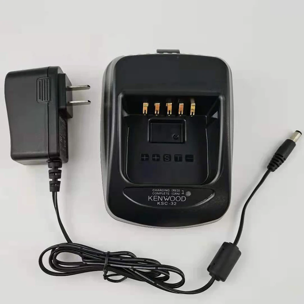 KSC-32 Зарядное устройство для рации Kenwood NX-410 NX-411 TK-2180 TK-3180 TK-5210 TK-5310 Зарядка
