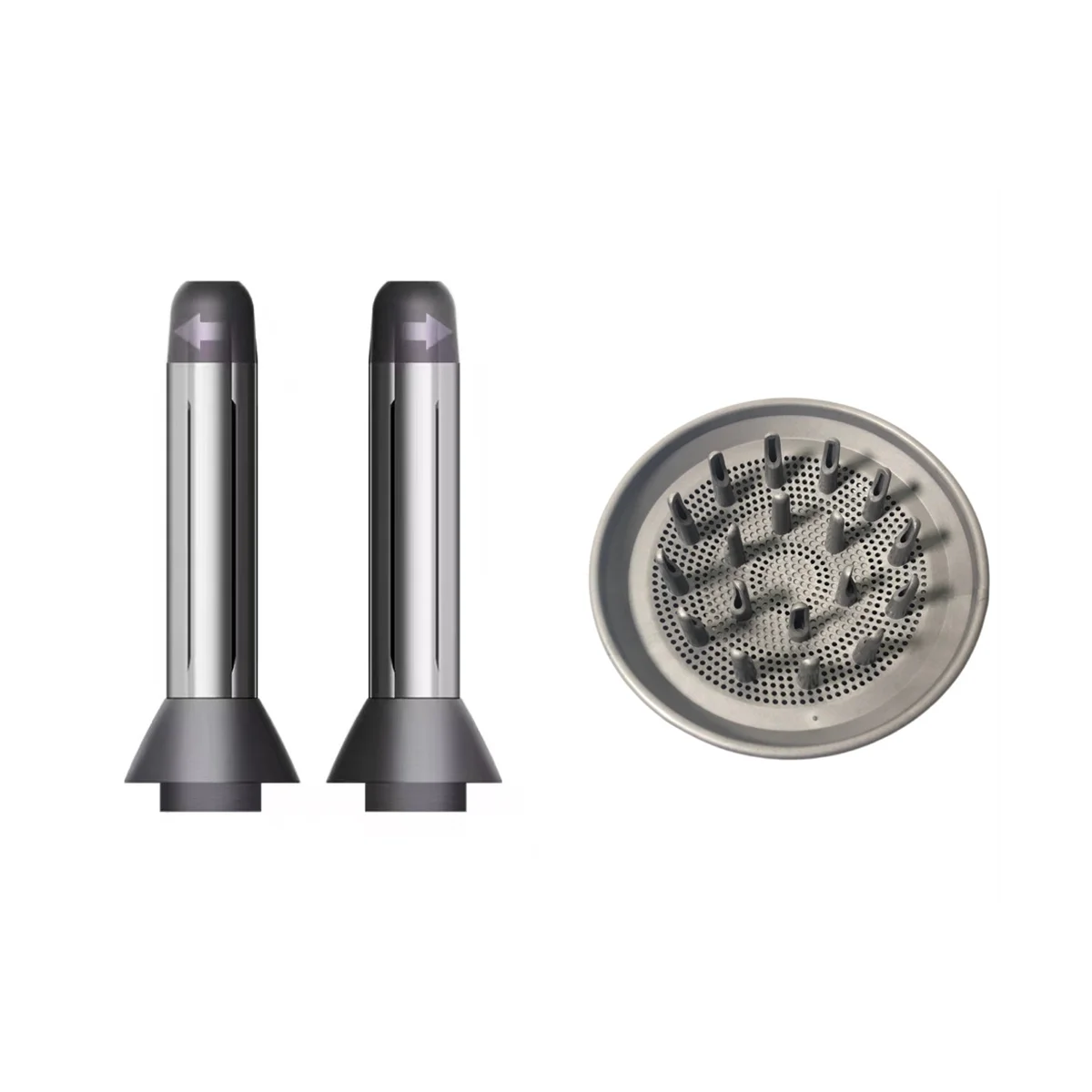 Hair Curling Attachment for Hair Dryer HD01 HD02 HD03 HD04 HD07 HD08, Double Directions Hair Curling Barrels
Hair Curling Attachment for Hair Dryer HD01 HD02 HD03 HD04 HD07 HD08, Double Directions Hair Curling Barrels