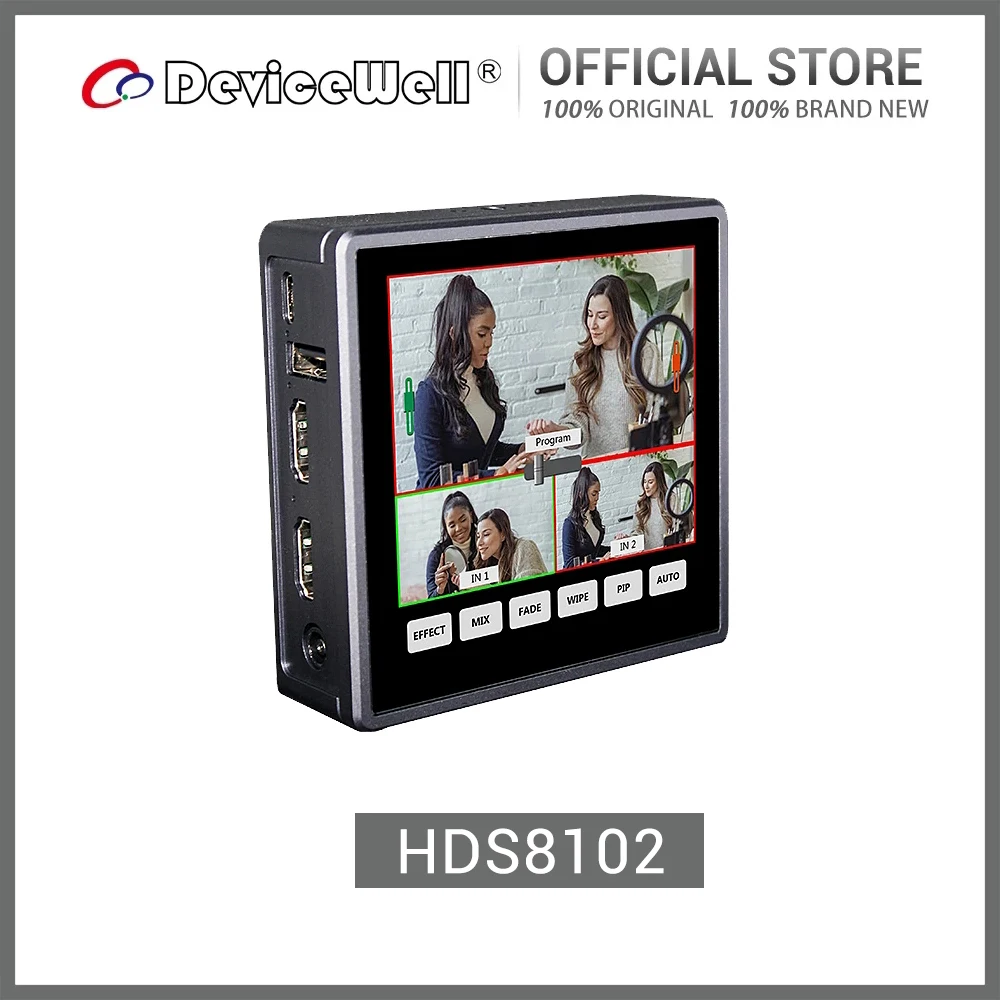 DeviceWell HDS8102 2 * HDMI + ЖК-Интегрированный коммутатор с поддержкой s 2 сигнальных входов 1 выход сигнала Поддержка Tally для подключения
DeviceWell HDS8102 2 * HDMI + ЖК-Интегрированный коммутатор с поддержкой s 2 сигнальных входов 1 выход сигнала Поддержка Tally для подключения