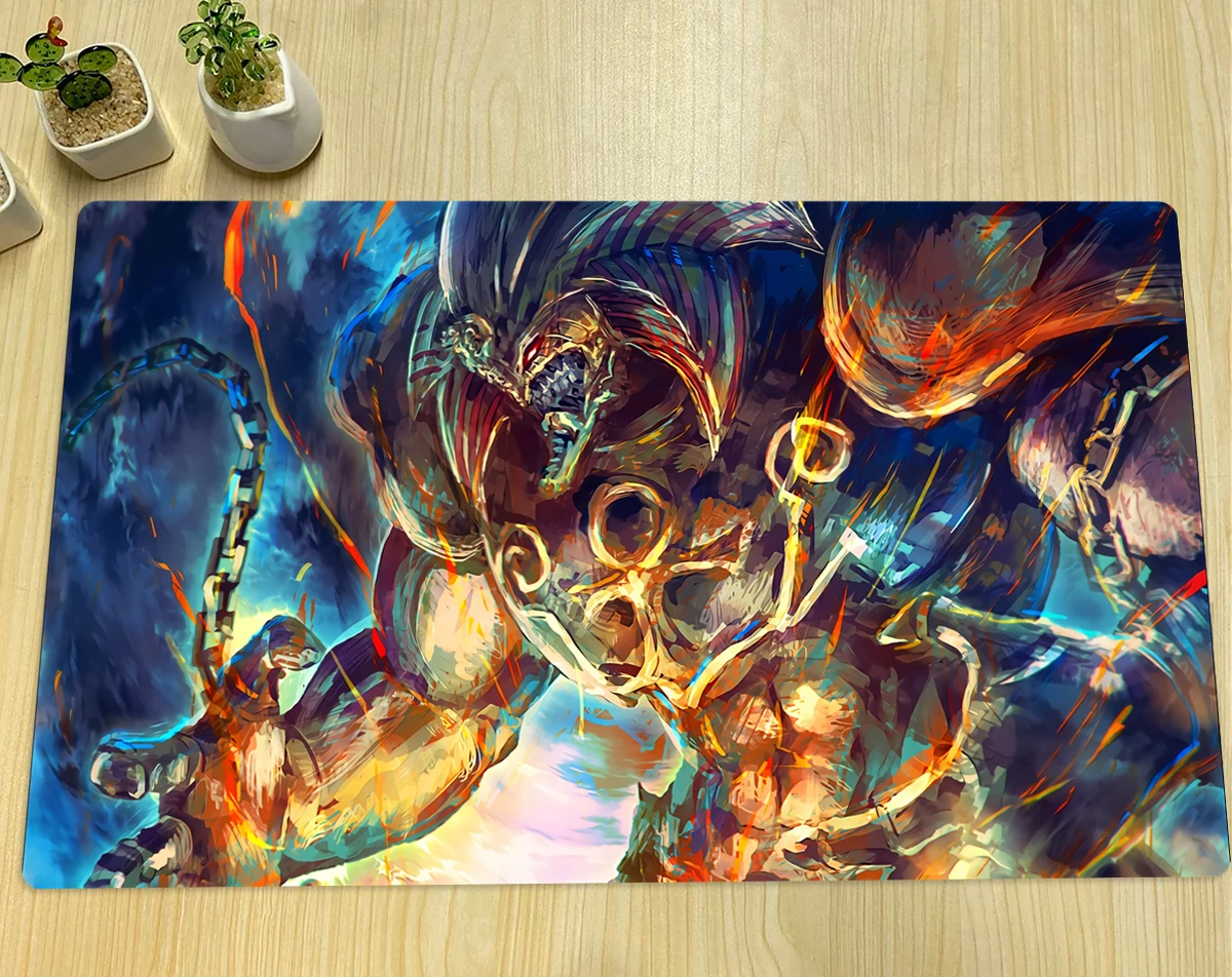 YuGiOh Exodia Playmat TCG CCG Board Game Duel Trading Card Game Mat Custom Anime Mouse Pad Rubber Desk Mat Zone Free Bag 60x35cm
YuGiOh Exodia Playmat TCG CCG Board Game Duel Trading Card Game Mat Custom Anime Mouse Pad Rubber Desk Mat Zone Free Bag 60x35cm