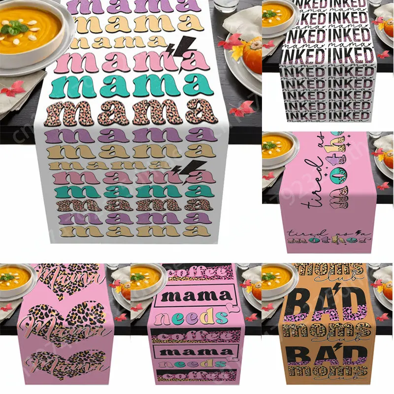 Leopard theme Mother's Day Table Runner Home Festival Decoration Anti-stain Tablecloths Kitchen Dining Room Rectangle Table Flag
Leopard theme Mother's Day Table Runner Home Festival Decoration Anti-stain Tablecloths Kitchen Dining Room Rectangle Table Flag