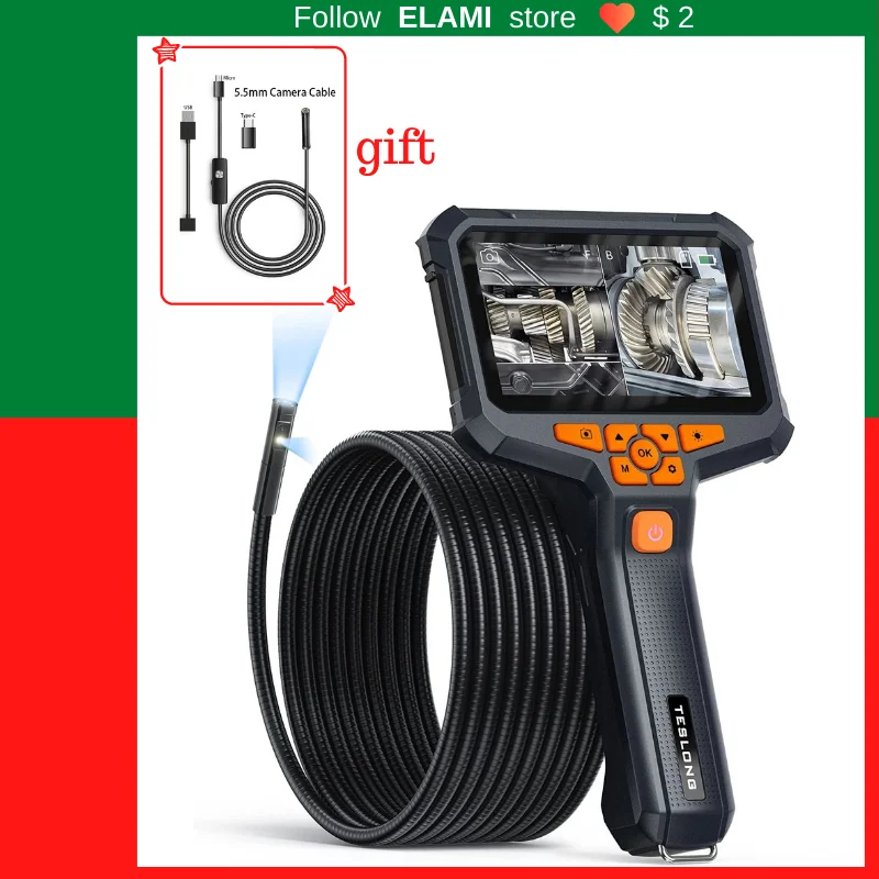 Industrial Endoscope Camera Dual Lens Inspection Camera NTS430 Automotive Tool, IP67 Waterproof Bores cope Camera
Industrial Endoscope Camera Dual Lens Inspection Camera NTS430 Automotive Tool, IP67 Waterproof Bores cope Camera