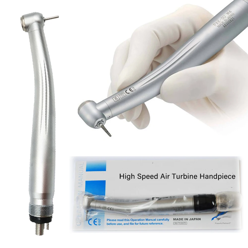 Dental High Speed Handpiece Push button Air Turbine dental material 2/4 Holes
Dental High Speed Handpiece Push button Air Turbine dental material 2/4 Holes