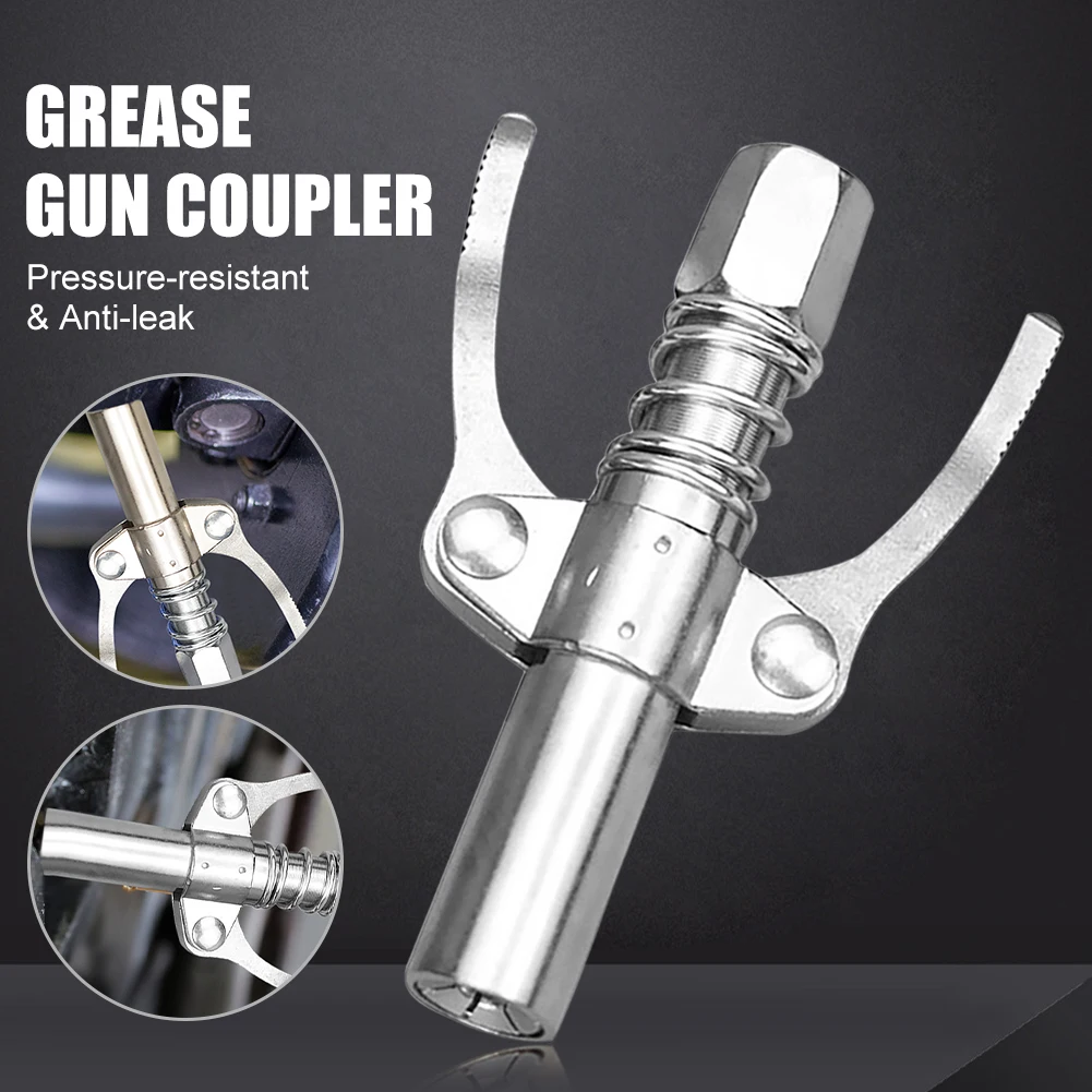Grease Gun Coupler 10000PSI High Pressure Grease Nozzle Oil Pump Car Syringe Lubricant Tip Repair Accessories Lubricant
Grease Gun Coupler 10000PSI High Pressure Grease Nozzle Oil Pump Car Syringe Lubricant Tip Repair Accessories Lubricant