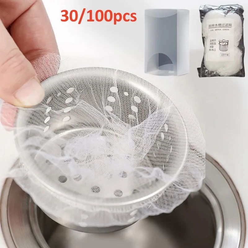 30/100pcs Disposable Kitchen Sink Filter Mesh Bag Strainer Waste Filter Drainage Hole Garbage Bag Kitchen Bathroom Clean Supplie
30/100pcs Disposable Kitchen Sink Filter Mesh Bag Strainer Waste Filter Drainage Hole Garbage Bag Kitchen Bathroom Clean Supplie