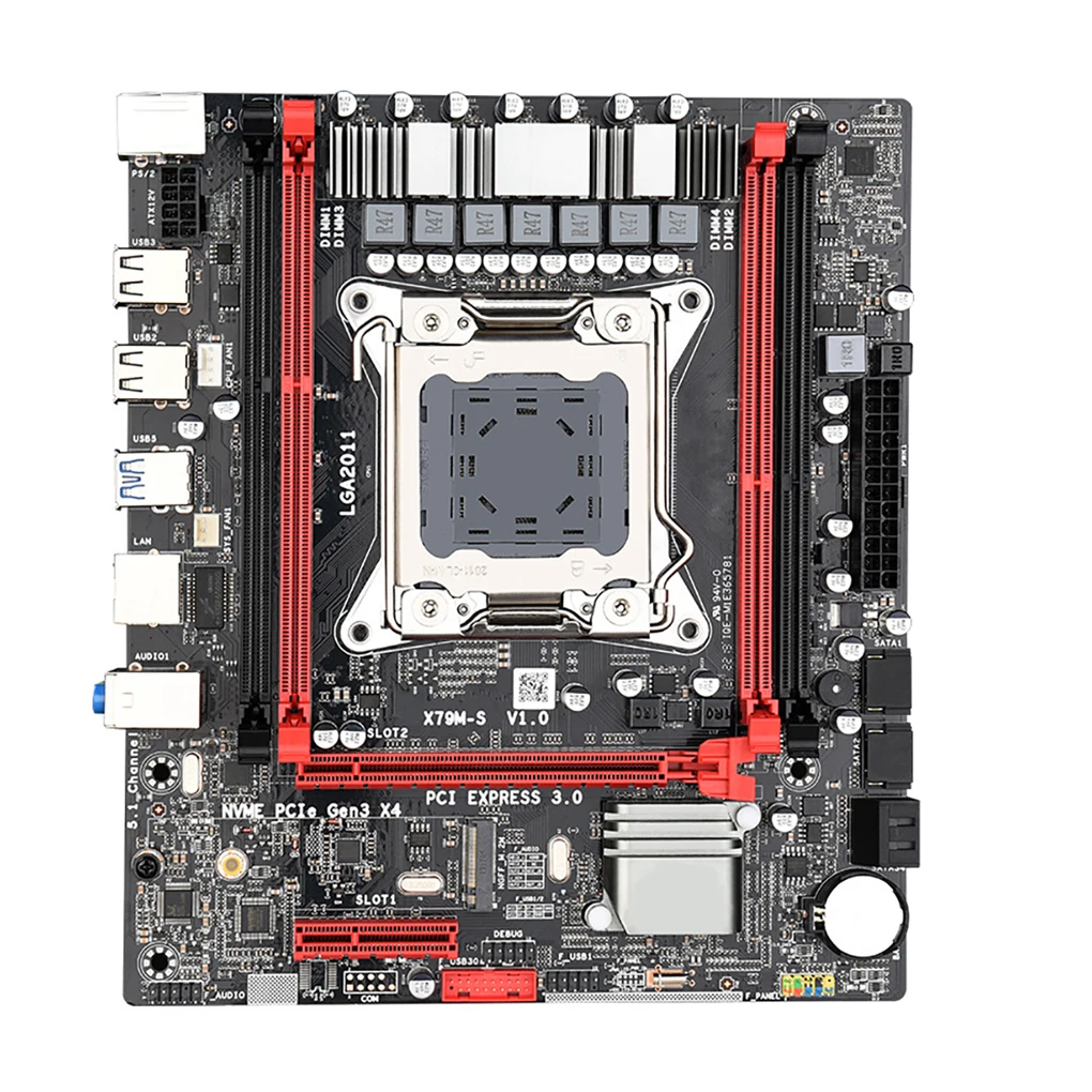 Computer Motherboard Replacement Professional Computers Building Part X79M-S Mainboard PC Fitting Desktop Accessories
Computer Motherboard Replacement Professional Computers Building Part X79M-S Mainboard PC Fitting Desktop Accessories