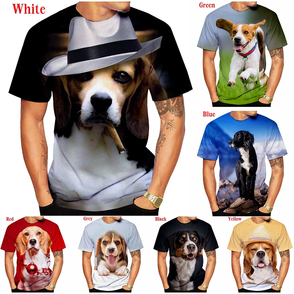 2022 New Fashion Men's and Women's 3D Printing T-shirt Animal Dog Beagle Casual Short-sleeved Street T-shirt Top
2022 New Fashion Men's and Women's 3D Printing T-shirt Animal Dog Beagle Casual Short-sleeved Street T-shirt Top