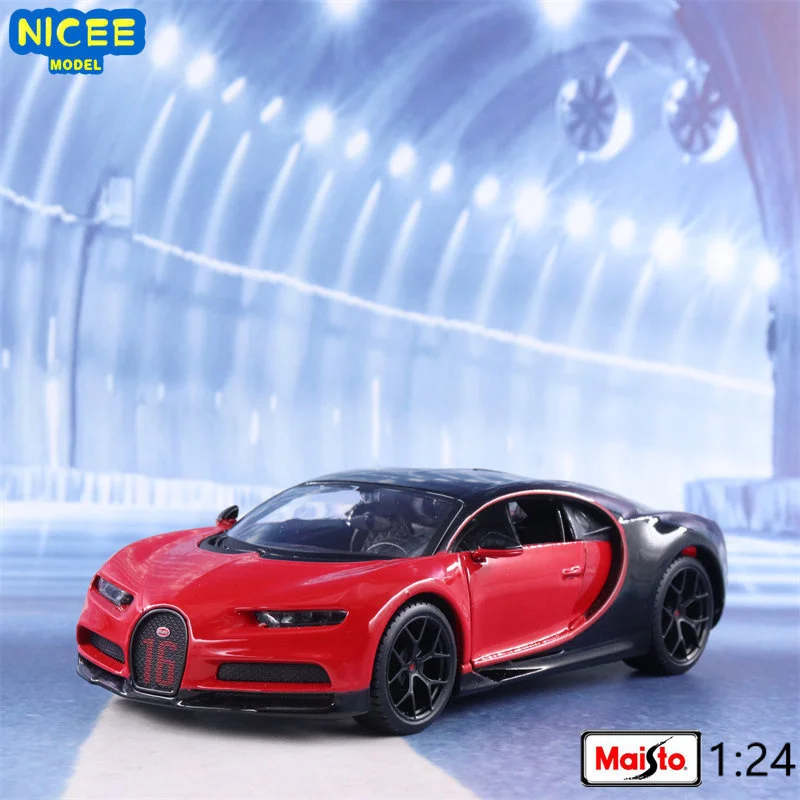 

Спортивный автомобиль Bugatti Chiron Maisto 1:24, модель литая автомобиля, модель автомобиля из металлического сплава, детские игрушки, коллекционные подарки B775