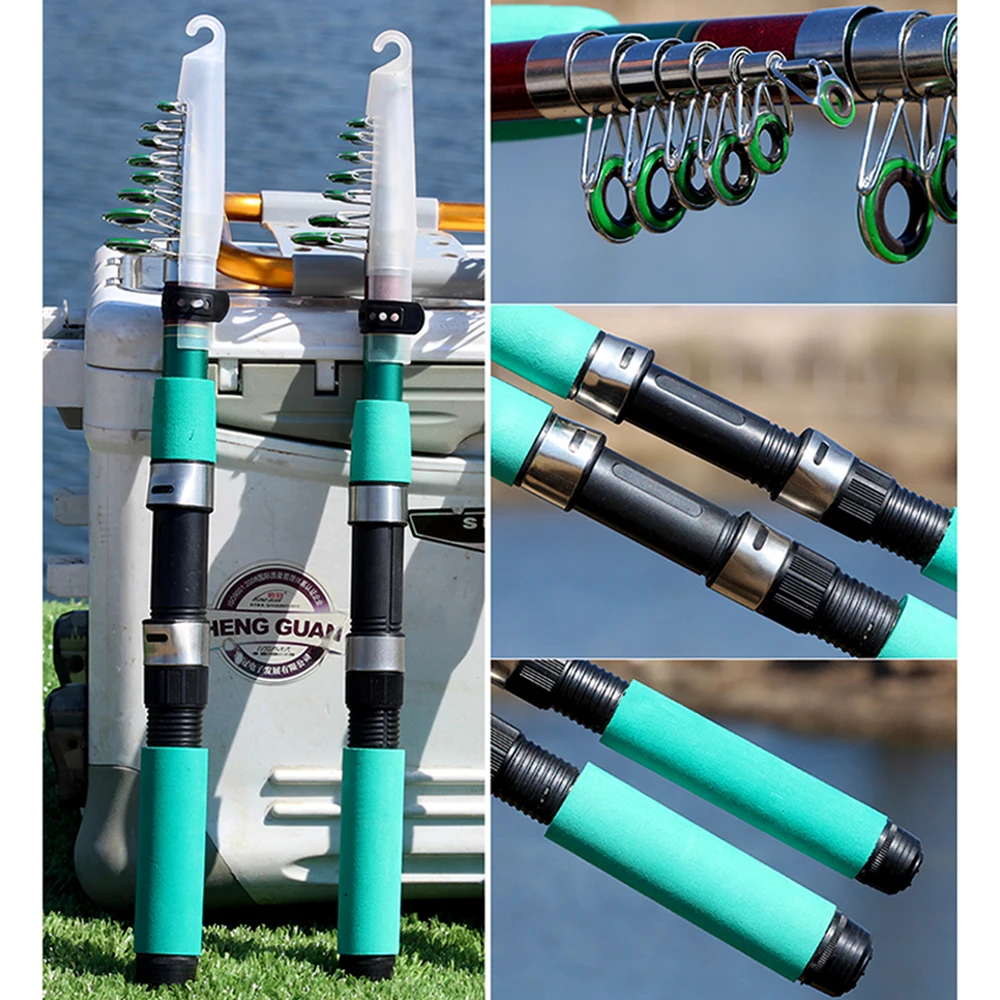 New Fishing Rod Reel Combo Portable 1.8-3.6M Spinning Fishing Rod and BK Spinning Reel Set 5.2:1 Fishing Rod Reel Kit
New Fishing Rod Reel Combo Portable 1.8-3.6M Spinning Fishing Rod and BK Spinning Reel Set 5.2:1 Fishing Rod Reel Kit