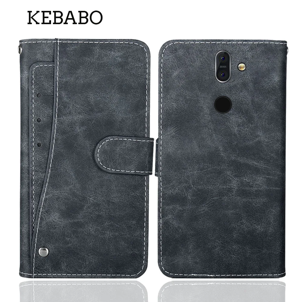 Кожаный чехол-кошелек для Nokia 8 Sirocco модный роскошный флип-чехол 5 дюйма с