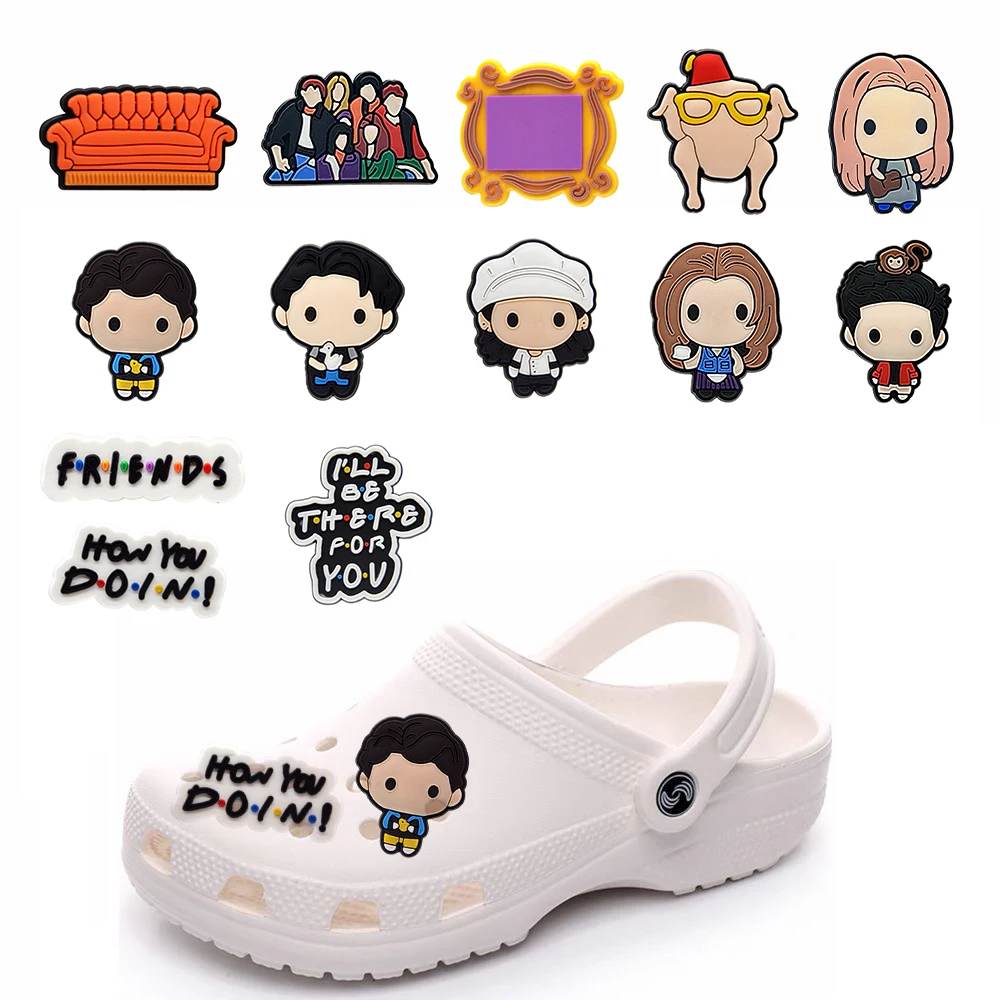 1pcs PVC Cute Anime Friends Shoe Charms for Fashion Shoe Buckles for Croc Shoe Charms Accessories Decoratio Croc JIBZ Kids Gift
1pcs PVC Cute Anime Friends Shoe Charms for Fashion Shoe Buckles for Croc Shoe Charms Accessories Decoratio Croc JIBZ Kids Gift