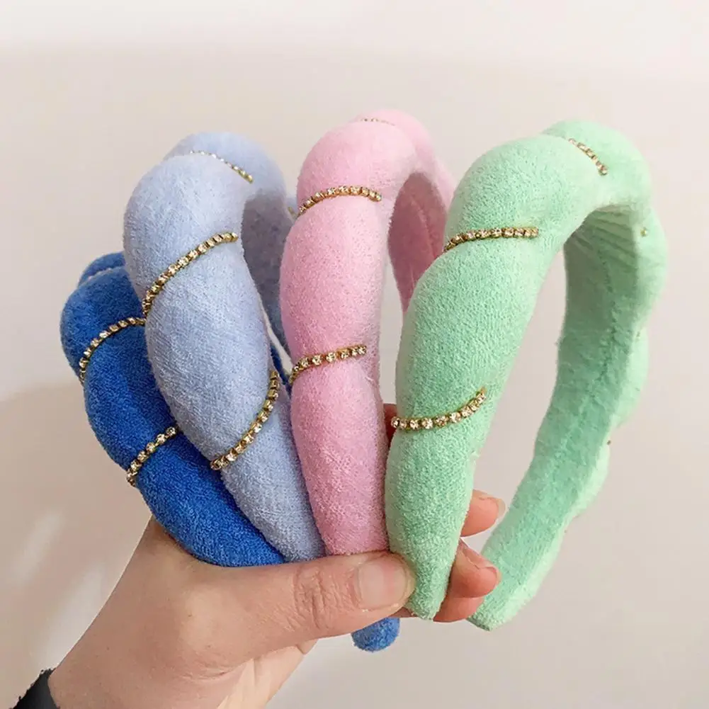 Fashion Puffy Hair Hoop Luxury Rhinestones Cute Sponge Hair Band For Women Girls Makeup Washing Face Jewelry Spa Headband
Fashion Puffy Hair Hoop Luxury Rhinestones Cute Sponge Hair Band For Women Girls Makeup Washing Face Jewelry Spa Headband