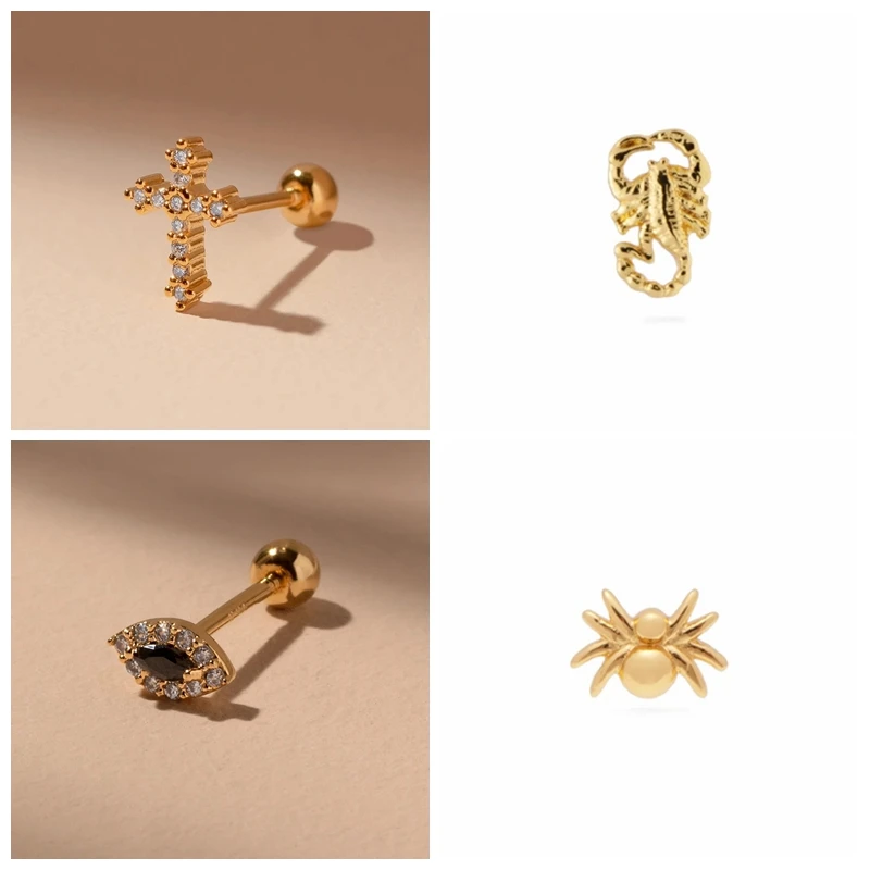 CANNER 1pc Spider Animal Real Silver 925 Earring 2021 Trend Earrings For Women Stud Earrings Pendientes For Wedding Party Gift
CANNER 1pc Spider Animal Real Silver 925 Earring 2021 Trend Earrings For Women Stud Earrings Pendientes For Wedding Party Gift