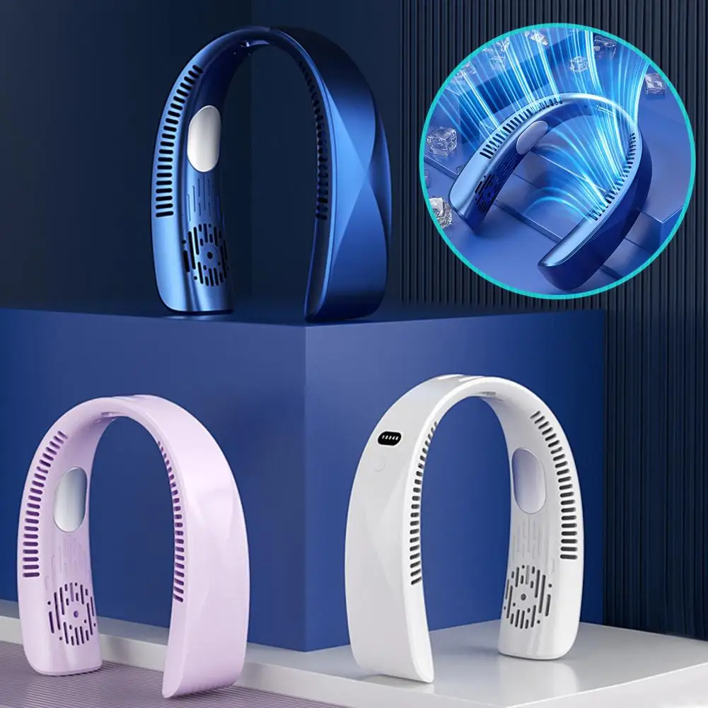 Bladeless Neck Fan Surround Cooling Strong Wind Neck Fan USB Charging Neck Air Cooler Long Battery Life Hanging Neck Fan
Bladeless Neck Fan Surround Cooling Strong Wind Neck Fan USB Charging Neck Air Cooler Long Battery Life Hanging Neck Fan