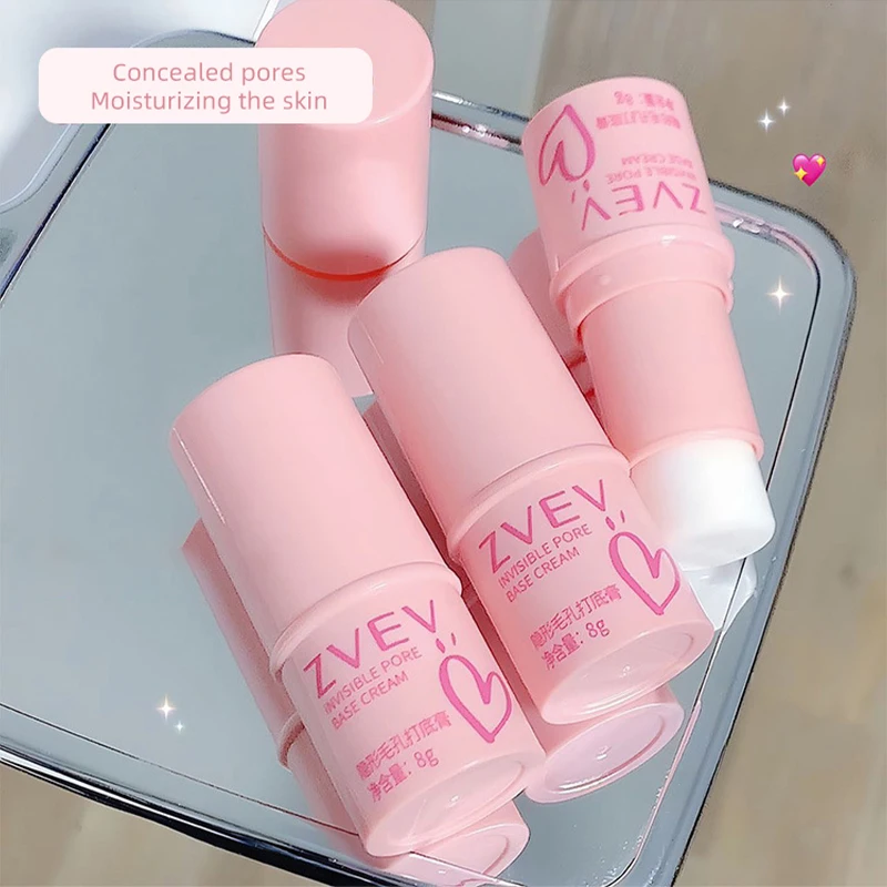 

Makeup Primer Long Lasting Beauty Products Concealer Oil Control New Face Makeup Pore Base Stick Brighten Skin Tone Nature 1pcs