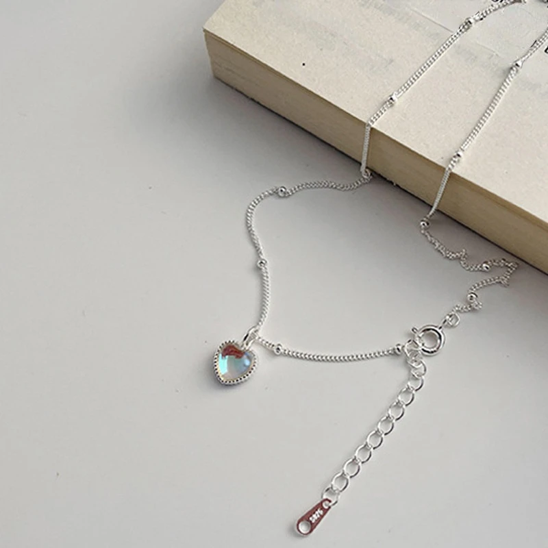 Trendy Jewelry Heart Pendant Necklace Pretty Design Hot Sale One Layer Silvery Plated Chain Necklace For Women Party Gifts
Trendy Jewelry Heart Pendant Necklace Pretty Design Hot Sale One Layer Silvery Plated Chain Necklace For Women Party Gifts