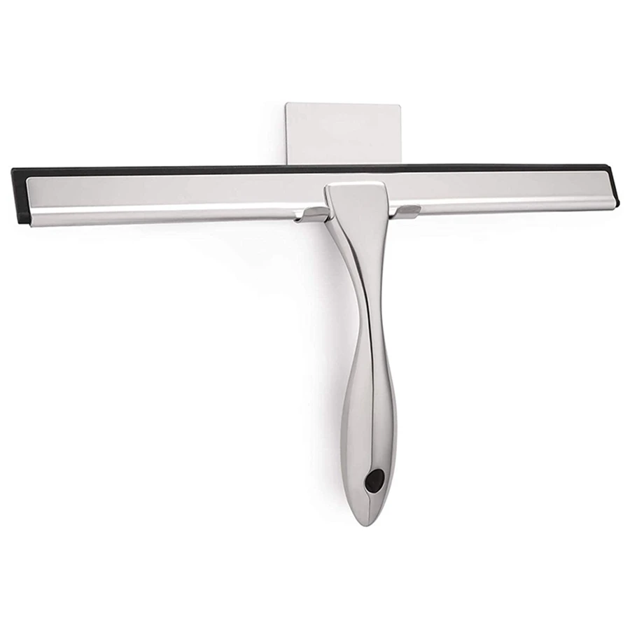 All-Purpose Shower Squeegee for Shower Doors, Bathroom, Window and Car Glass - Stainless Steel, 10 Inches
All-Purpose Shower Squeegee for Shower Doors, Bathroom, Window and Car Glass - Stainless Steel, 10 Inches