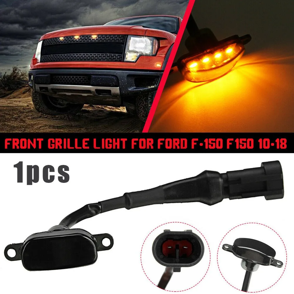 1PC Front Grille LED Light Smoke Raptor Style Lamps Amber For Ford F-150/F150 Durable Car & Truck Light Lamp
1PC Front Grille LED Light Smoke Raptor Style Lamps Amber For Ford F-150/F150 Durable Car & Truck Light Lamp