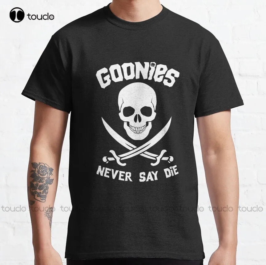 Классическая мужская футболка из хлопка, с надписью «Never Say Die»
Классическая мужская футболка из хлопка, с надписью «Never Say Die»