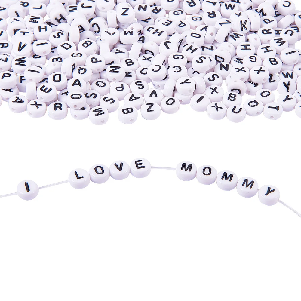 Hot selling new acrylic 26 English letters flat beads loose beads set diy children's beaded jewelry accessories
Hot selling new acrylic 26 English letters flat beads loose beads set diy children's beaded jewelry accessories