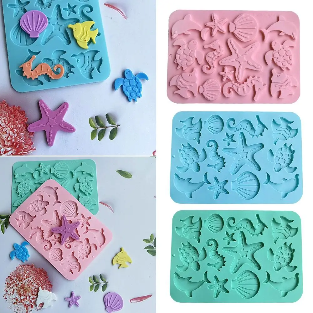 Mould Decorative Drip Mold Fish Turtles Dolphins Turn Sugar Seahorses Starfish Shell Marine Life Silicone Mold
Mould Decorative Drip Mold Fish Turtles Dolphins Turn Sugar Seahorses Starfish Shell Marine Life Silicone Mold