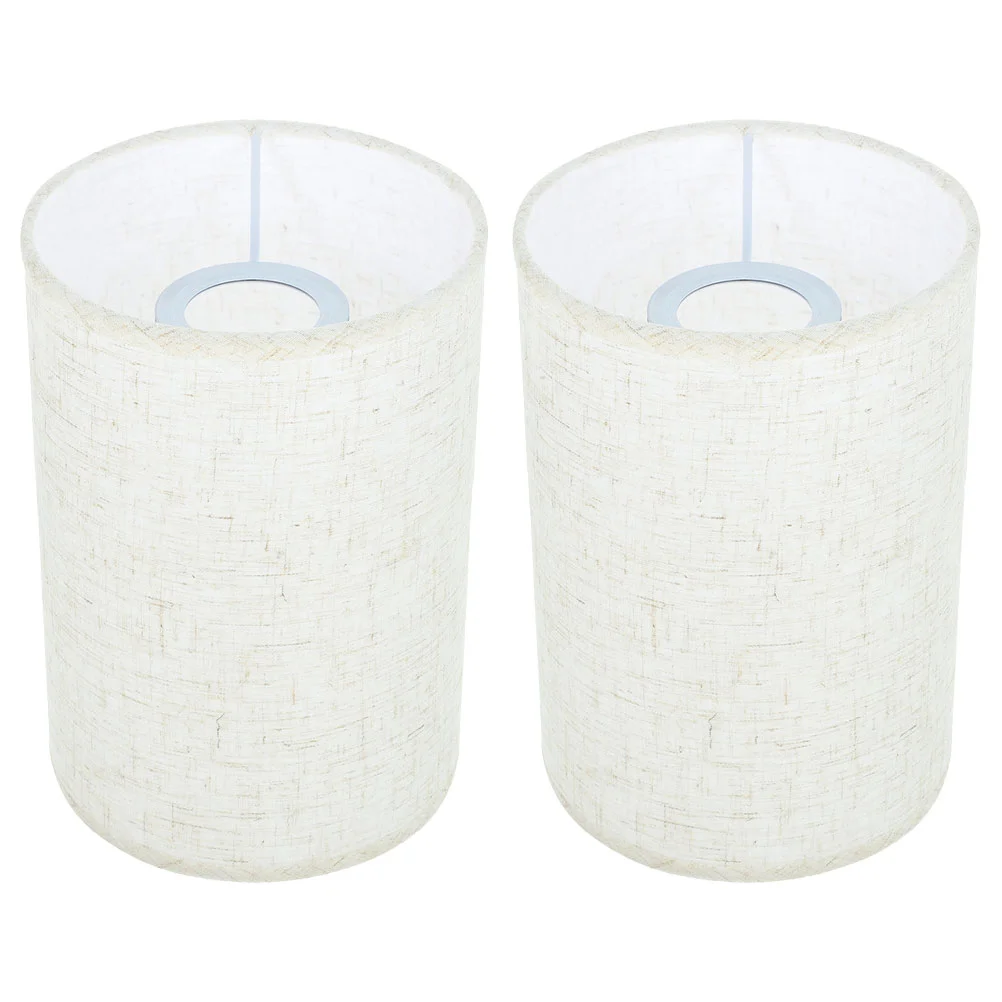 2 Pcs Linen Lampshade Lampshades Small Indoor Light Cover Drum Accessory Wall Retro Style Replacement
2 Pcs Linen Lampshade Lampshades Small Indoor Light Cover Drum Accessory Wall Retro Style Replacement