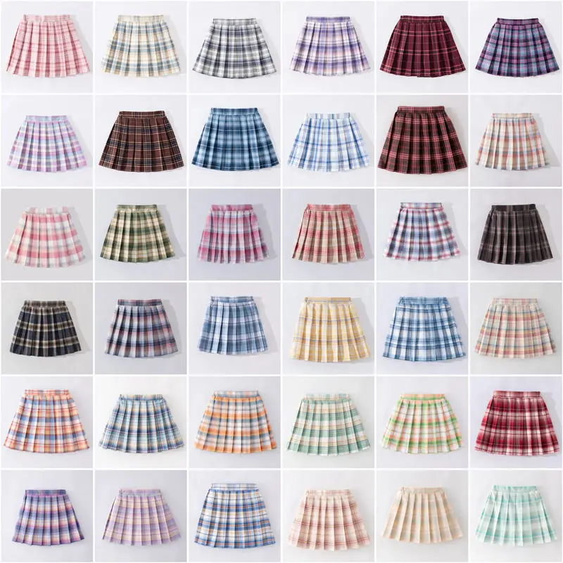 Girls School Uniform Pleated Skirts High Waist A-Line Plaid Skirt Sexy JK Uniforms College Style Student Casual Short Skirts
Girls School Uniform Pleated Skirts High Waist A-Line Plaid Skirt Sexy JK Uniforms College Style Student Casual Short Skirts